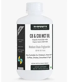 Sharrets C8 C10 MCT Oil BP USP NF Ph Eur Halal Certified - 250 g