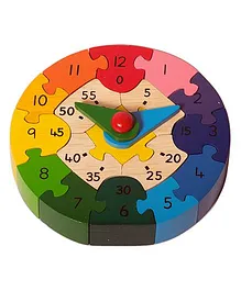 Shumee 3D Wooden Clock Jigsaw Puzzle - 17 Pieces