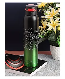 Passion Petals BPA Free Double Walled Vacuum Insulated Stainless Steel Water Bottle Green - 750 ml