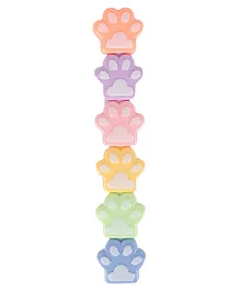 Passion Petals Paw Theme Highlighter Marker Pen - Multicolor