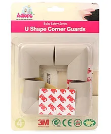 Adore Baby U Shape Corner Guards Pack of 4 (Color May Vary)