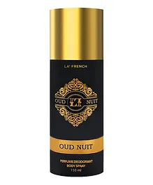 La' French Oud Nuit Deodorant Body Spray - 150 ml