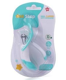 1st Step Nail Clipper with Magnifying Glass - Blue