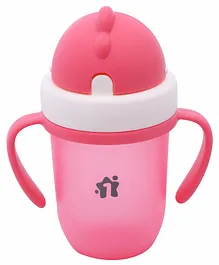 1st Step BPA Free Polypropylene Soft Spout Sipper With Twin Handles Pink - 210 ml
