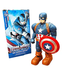 NEGOCIO Rotate Robot Action Figure with Sound and Light Effects Color May Vary- Height 23 cm