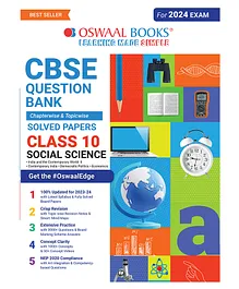 CBSE Class 10 Social Science Question Bank 2024 Exam - English