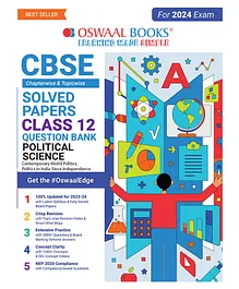 CBSE Chapterwise Political Science Solved Papers 2023 2024 Class 12th 2024 Exam - English