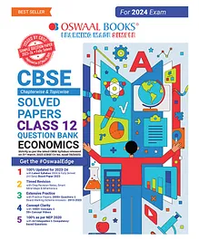 Oswaal CBSE Chapterwise Solved Papers 2023-2014 Class 12th 2024 Exam - Economics