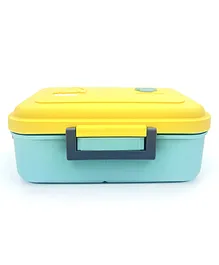 Sanjary 3 Compartment Plastic Lunch Box 1200 ml - Colour May Vary