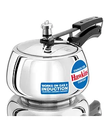 Hawkins Contura Stainless Steel Pressure Cooker with Induction Compatible Base Silver - 3000 ml