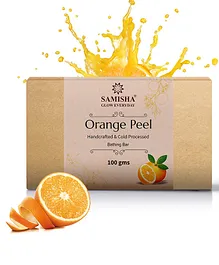 SAMISHA Organic Orange Peel Bath Bar - 100g