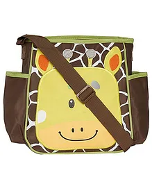 EZ Life Giraffe Stripe Baby Diaper Carry Bag - Brown & Yellow