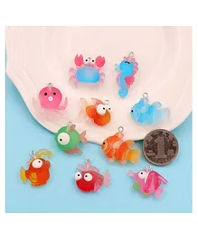Chocozone Pack of 30 Sea Animals Miniatures - Multicolour