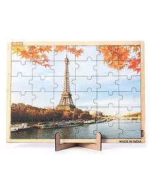OMACHA Eiffel Tower & Stand Jigsaw Puzzle - 36 Pieces