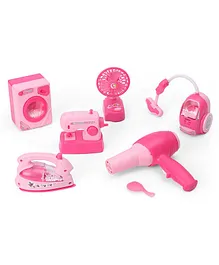 UrbanTots Household Play Set of 6 Pieces- Pink