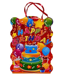 Toyshine Gift Bag Return Gift Bag Big Size Cardboard Made - (Happy Birthday Design)