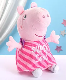 Peppa Pig Purple Heart Plush Soft Toy  -  Height 30 cm