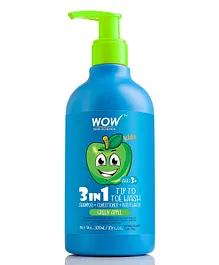 Wow Skin Science 3 in 1 Tip To Toe Wash - 300 ml