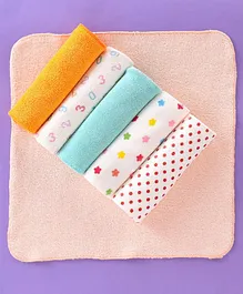 Ben Benny Terry Wash Cloths Pack of 6 - Multicolor