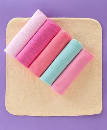 Ben Benny Terry Wash Cloths Pack of 6 - Multicolor