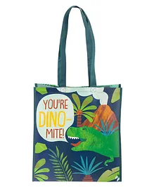 Stephen Joseph Large Recycled Gift Bag Dino Print (Color May Vary)
