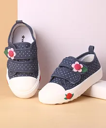 Cute Walk by Babyhug Casual Shoes With Velcro Closure  - Blue