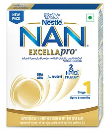 Nestle NAN Excella PRO 1 Infant Formula Powder with Probiotic & HMOs Stage 1 - 400 g