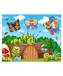 FunBlast Butterfly and Caterpillar Jigsaw Puzzle - 35 Pieces