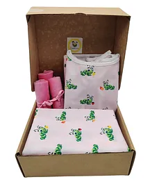 The Hungry Caterpillar  Gift Set with Our Wild Flower Cloth Diaper- Multicolor