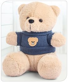 Babyhug Teddy Bear Soft Toy in Woollen T-Shirt Height 24 cm (Design May Vary)