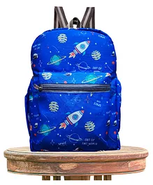 KARBD Multipurpose Kids Casual Backpack Royal Blue Colour - Height 12 Inches