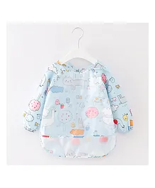 Thread Fairy Full Sleeve feeding Bibs - Blue