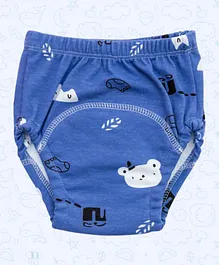 Ahc Zikku Potty Training Pants for Baby Pull Up Design Reusable - Blue