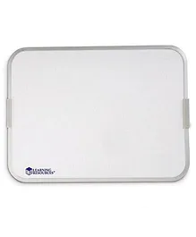 Learning Resources 9 x 12 Dry Erase Board, Magnetic white board on both side