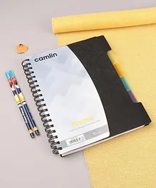 Camlin Premio Single Line Notebook - Multicolour