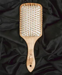 Organic B Wooden Bristle Paddle Brush | Medium Size