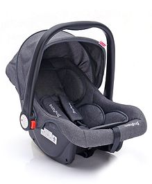 Babyhug Amber Ace Car Seat Cum Carry Cot With Mosquito Net with 1 Year Warranty - Grey