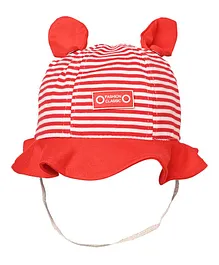 Kid-O-World Striped Hat - Red