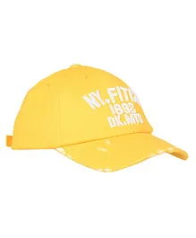 Kid-O-World NY Fitch Applique Detailed Cap - Yellow