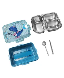 Little Surprise Box Mini Size Stainless Steel Lunch Box Tiffin - Blue