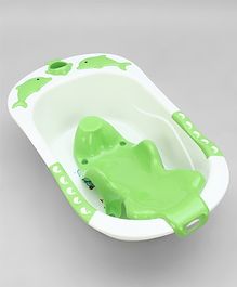 Baby Bath Tub  with Removable Bather  - White