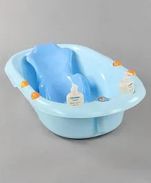 Baby Bath Tub  with Removable Bather  - Blue