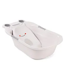 Baby Bath Tub  with Removable Bather  - White