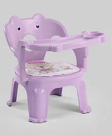 Baby Chair with Feeding Tray - Purple