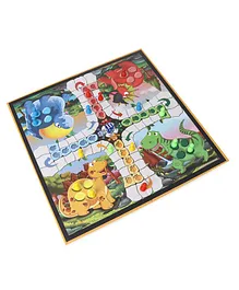 Frank Dino Ludo Dinos & Vines Board Game- Multicolor