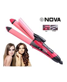 Nova Professional 2 In 1 Hair Curler and Straightener