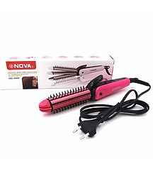 Nova Professional 3 In1 Hair Curler Crimper and Straightener