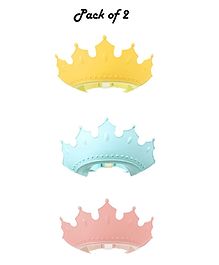 Ortis Baby Shampoo Shower Bathing Protection Bath Soft Cap Soft Adjustable Visor Hat Pack Of 2 - Multicolor