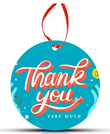 Zyozi Thank You Tags Cards for Kids Blue - Pack Of 28