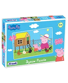 Frank Peppa Pig Jigsaw Puzzle Blue - 60 Pieces